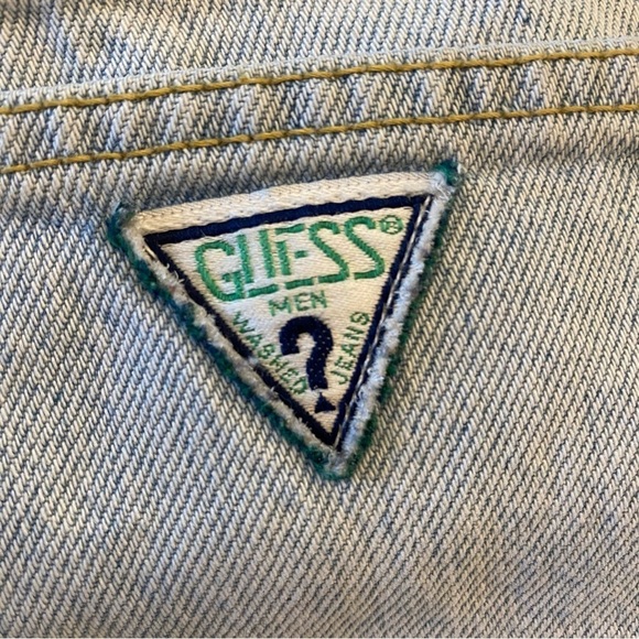 Vintage Guess Lightwash High Rise 80s 90s - Picture 6 of 9